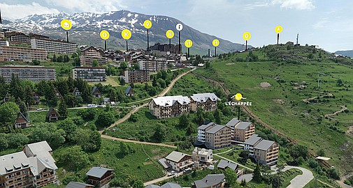 Alpe d'Huez, Isere, Rhone Alpes